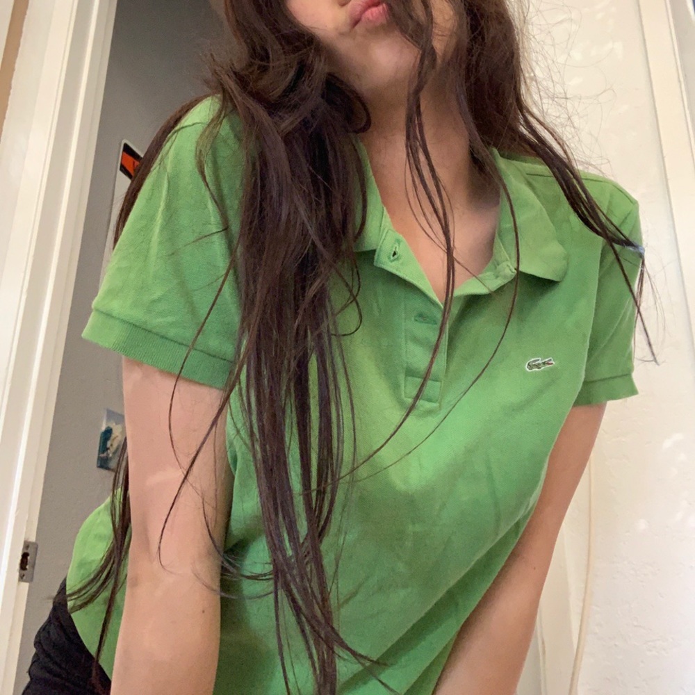 Green Women’s Lacoste Polo🐊